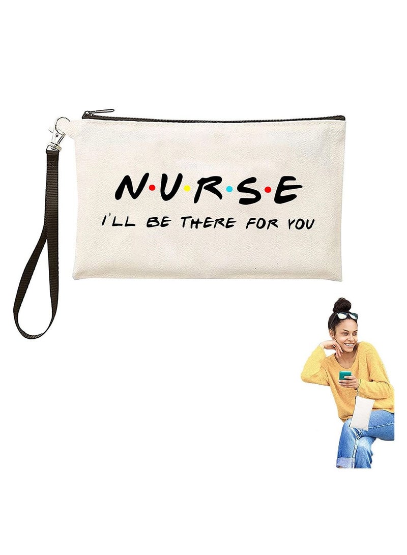 PRINTSHOP4ME Nurse Appreciation Gift - Cosmetic Bag - Multi Purpose Full Zipper Pouch with Funny Designs Print - Nursing Supplies and Practitioner Gifts - Survival kit (Design 5)  - Image 5