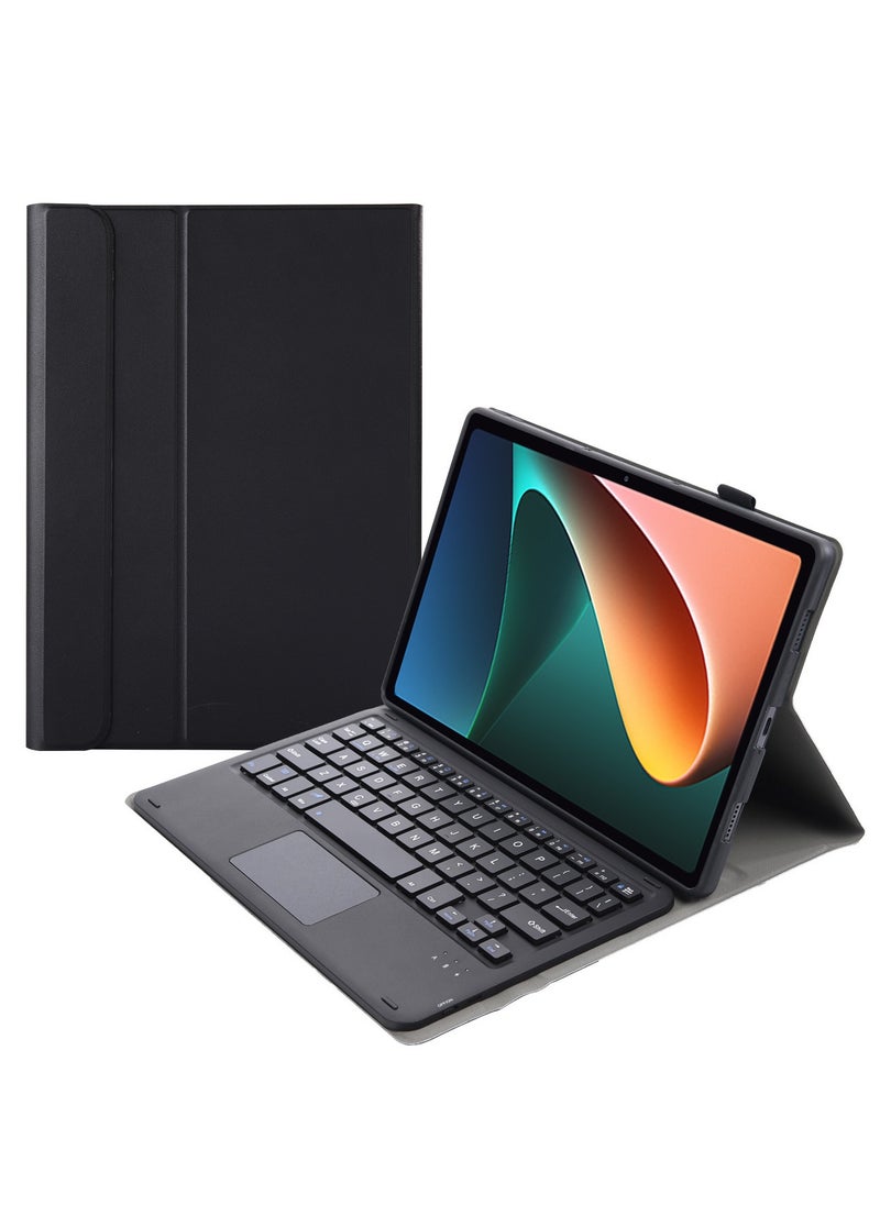 Generic - Both Arabic and English Keyboard Case with Touchpad, Bluetooth Keyboard and Case for Xiaomi Pad 5/5 Pro, Detachable Keyboard - Image 1
