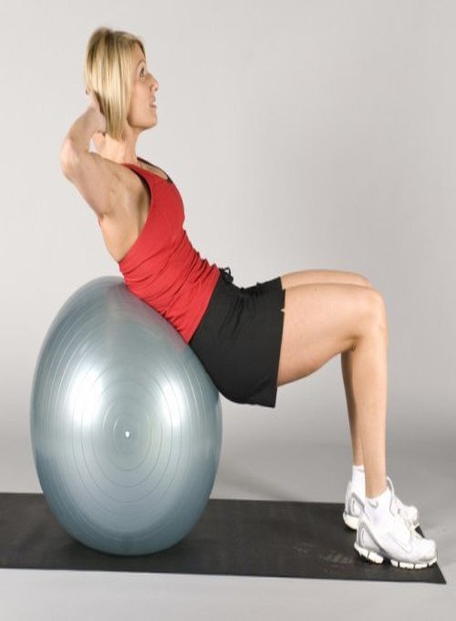 JFIT Anti-Burst Gym Ball, Navy Blue, 85cm - Image 3