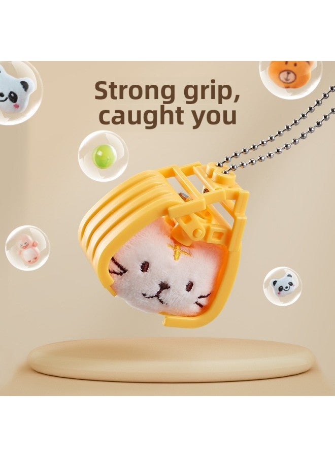 Space Catch Doll Machine Children's Toy Household Electric Small Clamp Doll Gashapon Machine Girls Play Game Machine-Specifications:USB Charging Space Doll Machine 2 Doll 2 Tumbler 3 Twisted Egg Pink Express Box 900g - Image 3