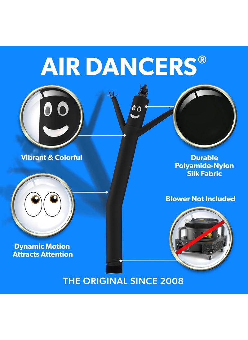 LookOurWay LookOurWay Air Dancers Inflatable Tube Man Attachment  20 Feet Tall Wacky Waving Inflatable Dancing Tube Guy for Business Promotion  Blower Not Included  Black  - Image 2