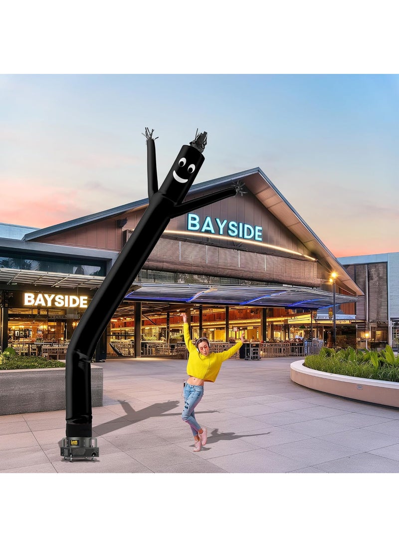 LookOurWay LookOurWay Air Dancers Inflatable Tube Man Attachment  20 Feet Tall Wacky Waving Inflatable Dancing Tube Guy for Business Promotion  Blower Not Included  Black  - Image 4