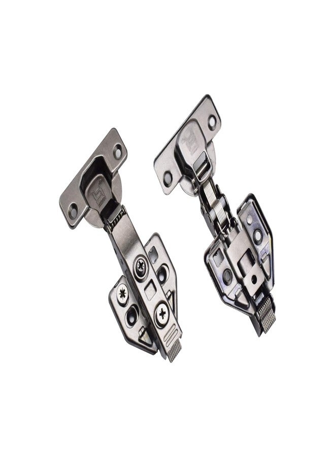 RAB Auto Hinges MS for Cabinet/Cupboards Hinges, Fix-on Normal Closing, Hydraulic Auto Hinges (Code:- Auto Hing, 0% Degree, Finish- Glossy Black, Pack of 1 Pair of 2 PCS) - Image 1