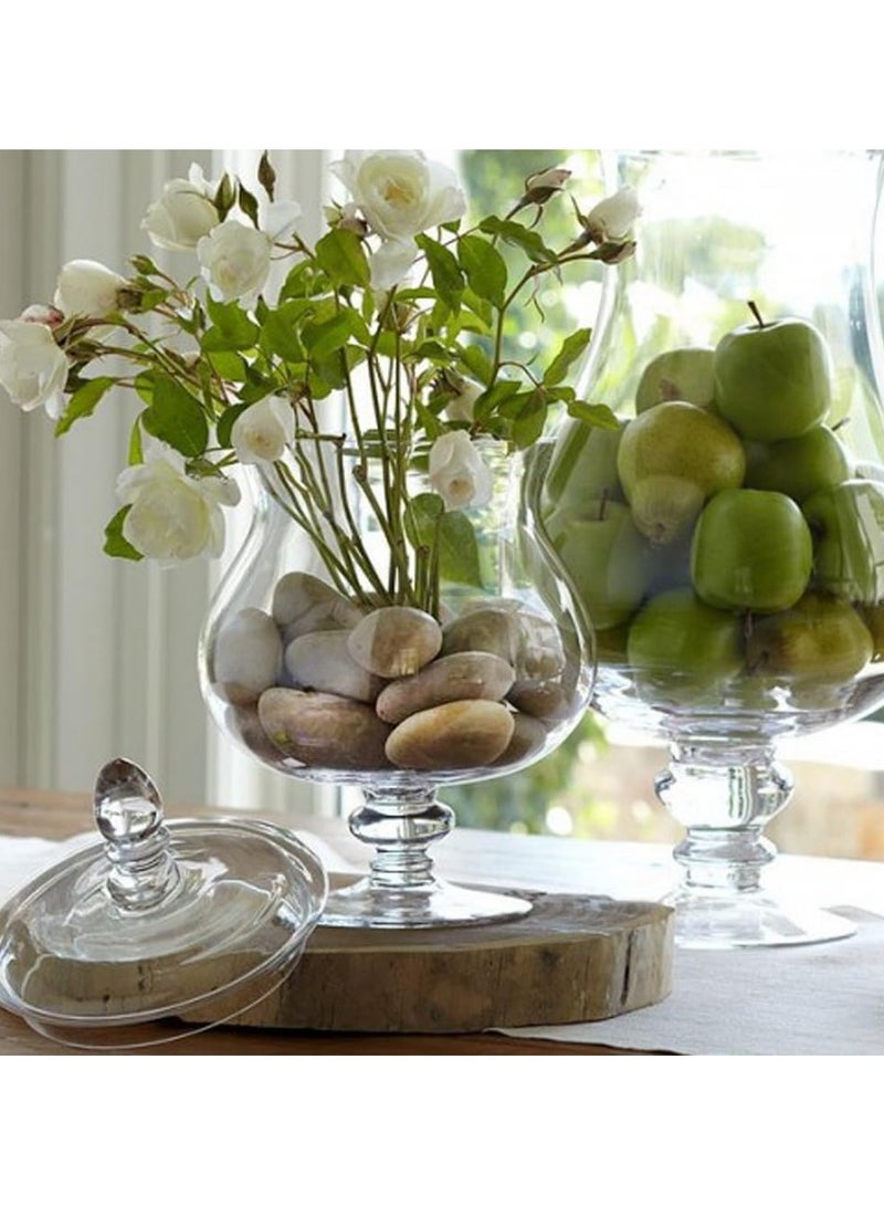 RR BRAND Decorative White Pebbles Polished Rocks Stones 3 to 4 CM 1.5KG for Aquarium Gravel,Fish Turtle Tank,Outdoor Indoor Succulents Plants Top Dressing,Graden Landscaping - Image 2