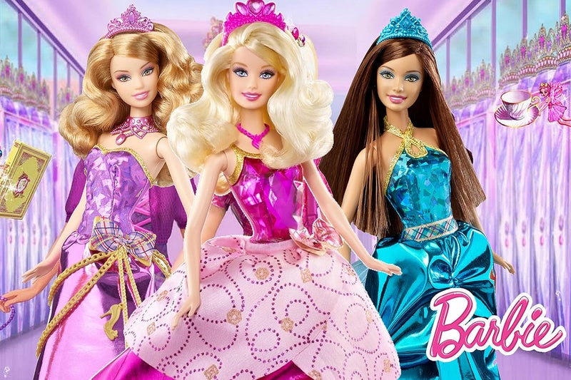 wallpics Barbie Doll Waterproof Vinyl Sticker Poster 24X18 inches - Image 1