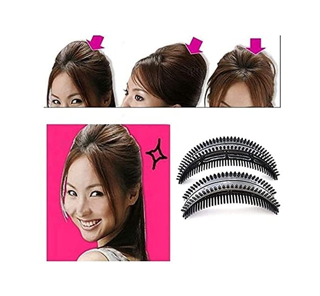 TINY DEAL Banana Bumpits Puff Maker Hairstyle Accessory, Hair Clip Hair Styling Tool Hair Styling Clip Hair Braider Twist Maker Braid Tool for Women and Girls - Image 4