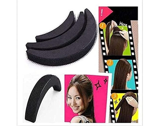 TINY DEAL Banana Bumpits Puff Maker Hairstyle Accessory, Hair Clip Hair Styling Tool Hair Styling Clip Hair Braider Twist Maker Braid Tool for Women and Girls - Image 2