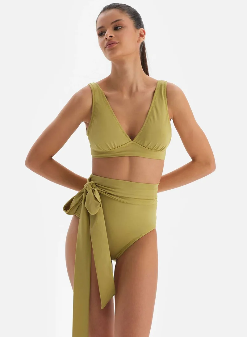 dagi High Leg Tie Detail Bikini Bottom