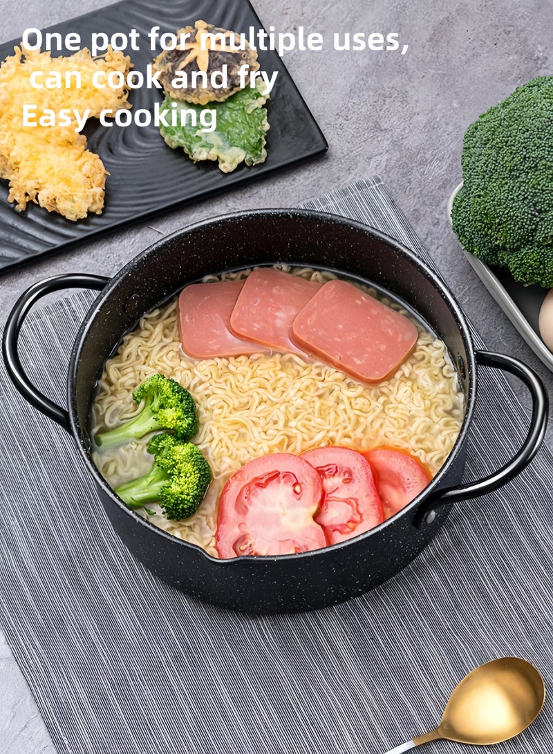 nihao Medical Stone Fryer, Home Use Composite Bottom Frying Pan, Non-stick Induction Cooker Gas Frying Pan, Small Oil Pan Frying Pan 20 CM - Image 5