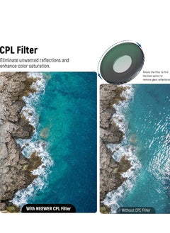 XICEN 6PCS ND Filter Kit Compatible with DJI Osmo Action 4, CPL UV ND8 ND16 ND32 ND64 Neutral Density Filter HD Optical Glass Multi Layer Coated Aluminum Alloy Frame for Action Camera Accessories  - Image 5