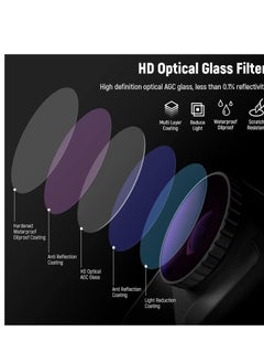 XICEN 6PCS ND Filter Kit Compatible with DJI Osmo Action 4, CPL UV ND8 ND16 ND32 ND64 Neutral Density Filter HD Optical Glass Multi Layer Coated Aluminum Alloy Frame for Action Camera Accessories  - Image 2