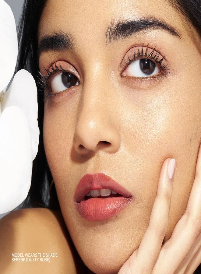 SIMPLYNAM Soft Bloom Lip Tint | Hydrating Everyday Lip-Enhancing Oil-Gel Tint | Sheer Shine & Comfortable Wear | With Panthenol & Botanical Oils | Non-Sticky, Vegan & Cruelty-Free | Serene -Dusty Rose - Image 2