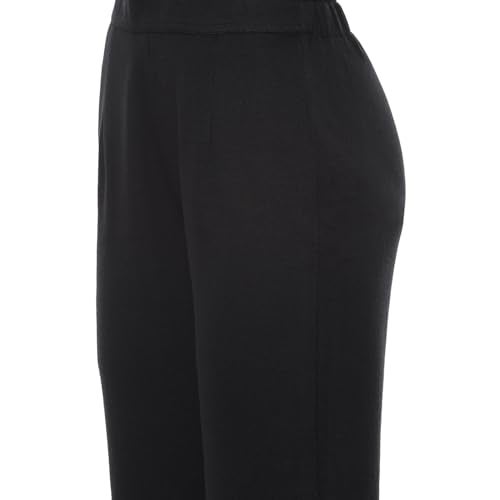 Biba Women's Black Polyester Straight Kurta Pants Set_42 - Image 3