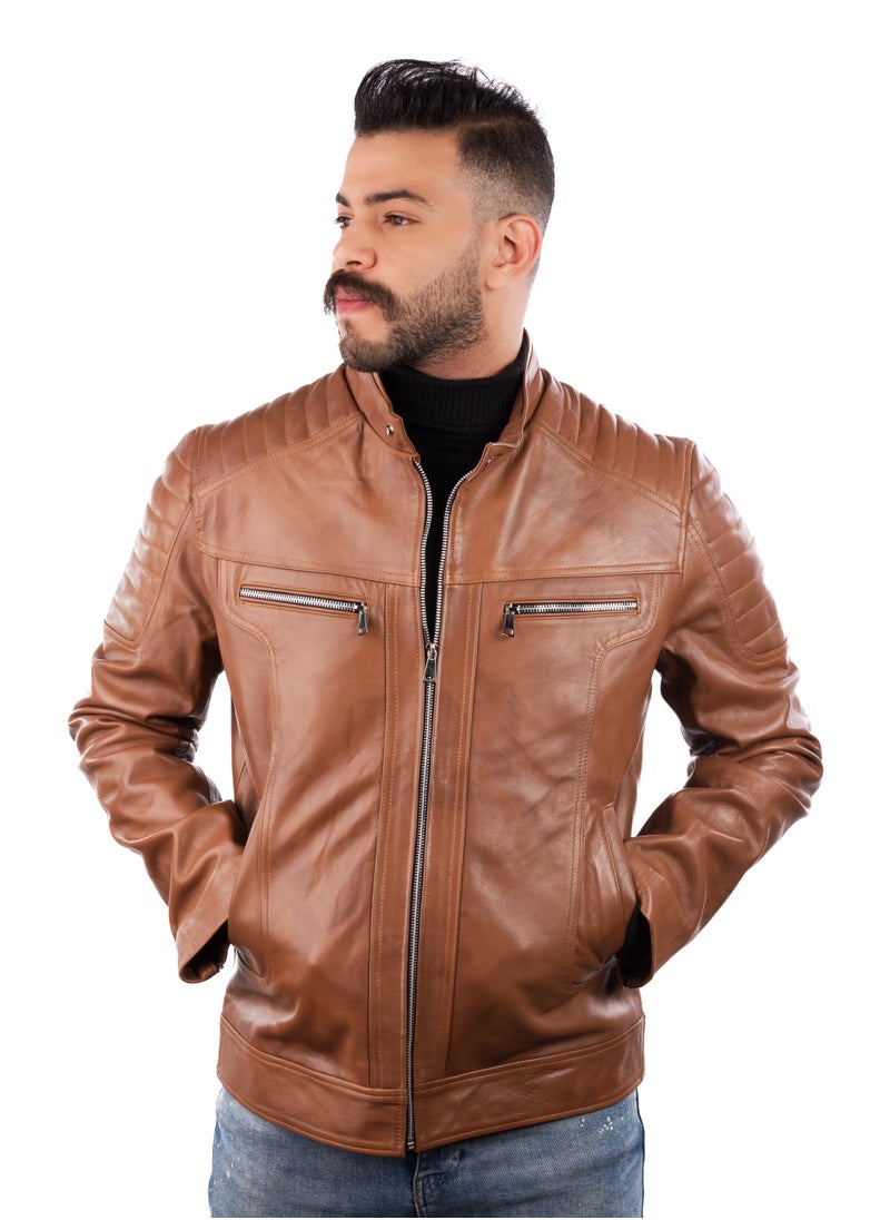 Generic - Premium Genuine Leather Jacket for Men - Image 1