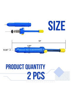 SYOSI 2 Pcs Solder S uc ker Desoldering Pump 13" Manual Solder Removal Tool for Through Hole Desoldering with Strong Vacuum Suction  - Image 4