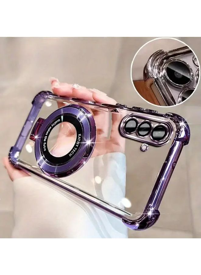 Black TPU Case For Samsung Galaxy A15 With Bracket Clear Protection Durable - Image 5