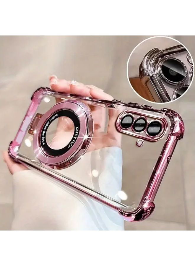 Black TPU Case For Samsung Galaxy A15 With Bracket Clear Protection Durable - Image 4