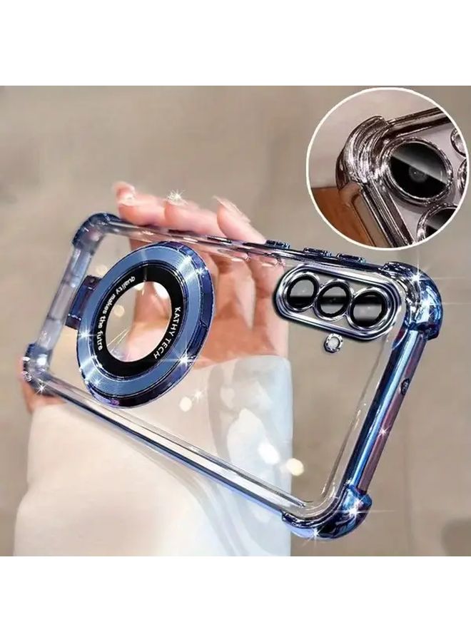 Black TPU Case For Samsung Galaxy A15 With Bracket Clear Protection Durable - Image 2
