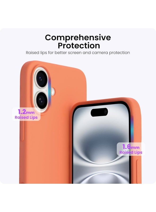 BORTONY iPhone 16 Plus Case 6.7 inch Liquid Silicone Case iPhone 16 Plus Cover Gel Rubber Soft Silky Touch Shockproof Thin Protective Cover for Apple iPhone 16 Plus - Image 4