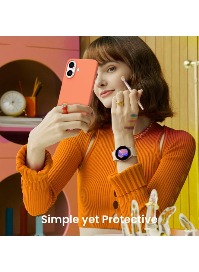 BORTONY iPhone 16 Plus Case 6.7 inch Liquid Silicone Case iPhone 16 Plus Cover Gel Rubber Soft Silky Touch Shockproof Thin Protective Cover for Apple iPhone 16 Plus - Image 3