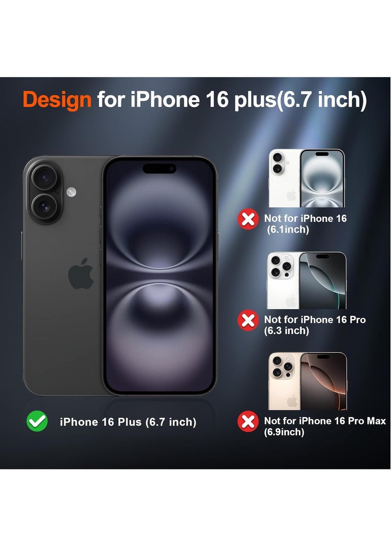 BORTONY iPhone 16 Plus Case 6.7 inch Liquid Silicone Case iPhone 16 Plus Cover Gel Rubber Soft Silky Touch Shockproof Thin Protective Cover for Apple iPhone 16 Plus - Image 2