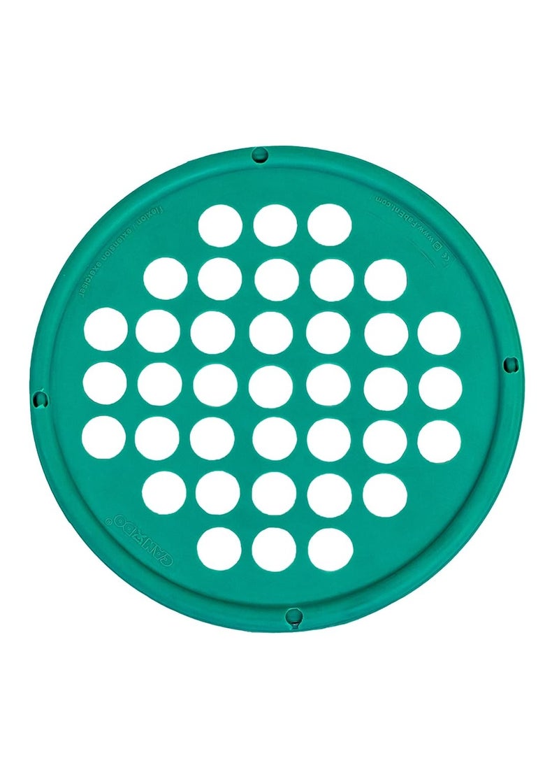 Bukela Hand Exercise Webs for Physical Therapy, Grip Strengthening, and Hand, Finger, Wrist Resistance Workouts, Portable Size, Latex Free, 7" Diameter, Green: Medium - Image 1