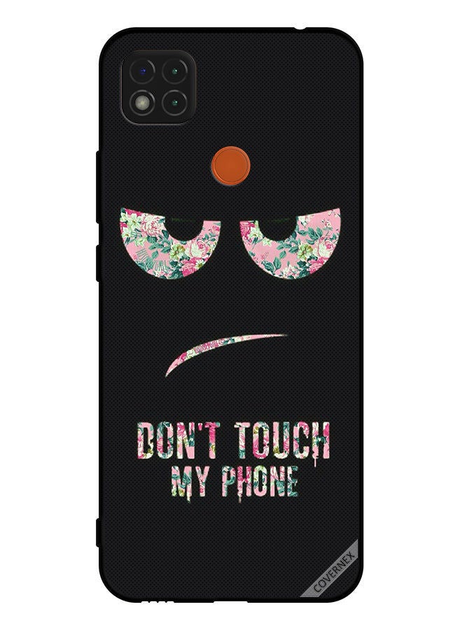 Covernex Protective Case Cover For Xiaomi Redmi 10A Don't Touch My Phone Floral - Image 1