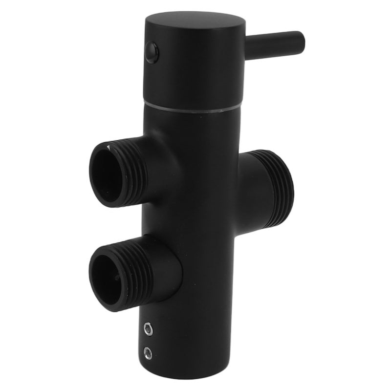 Shower Head Diverter Black Rustproof Leakproof Wall Mounted Shower Arm Diverter Valve for Toilet Sink - Image 3