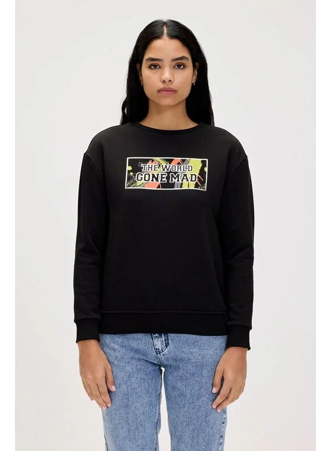 Bad Bear Re-Carina Black Women's Sweatshirt.
