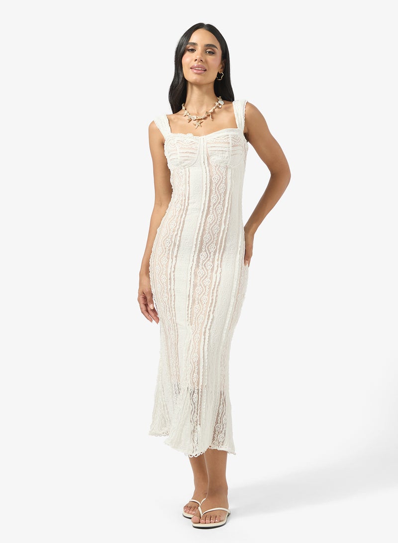 Ginger Crochet Beach Dress - Image 1