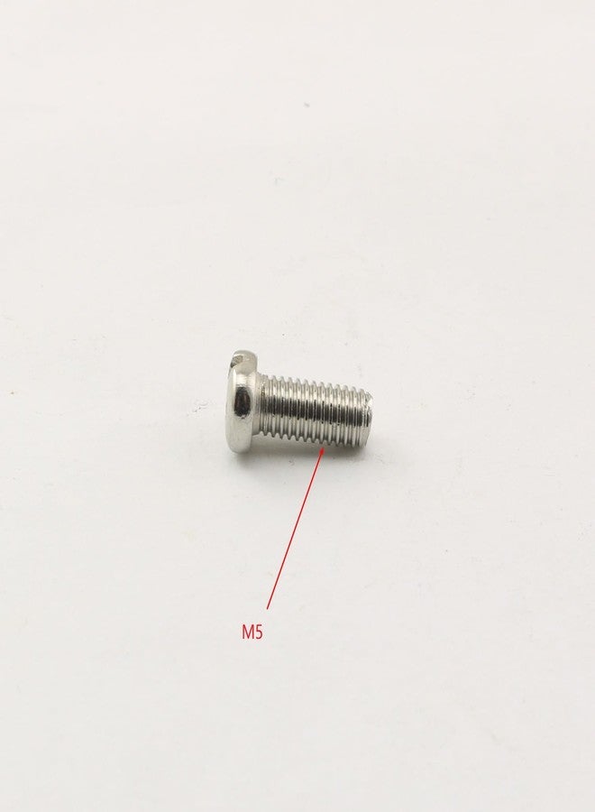 PZRT 4 Sets Bicycle Mudguard Leg Fixing Plate Stainless Steel Leg Fixing Clamp with Slot Plate Screws for Fixing Bicycle Fender Support Pole - Image 3