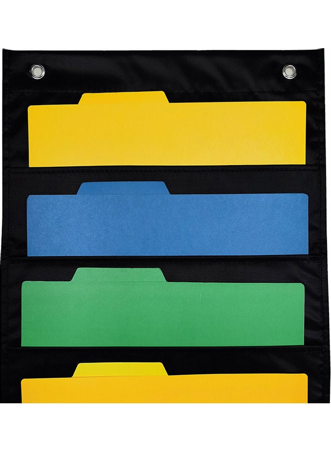 NIBEMINENT Wall Hanging File Organizer Black - Image 3