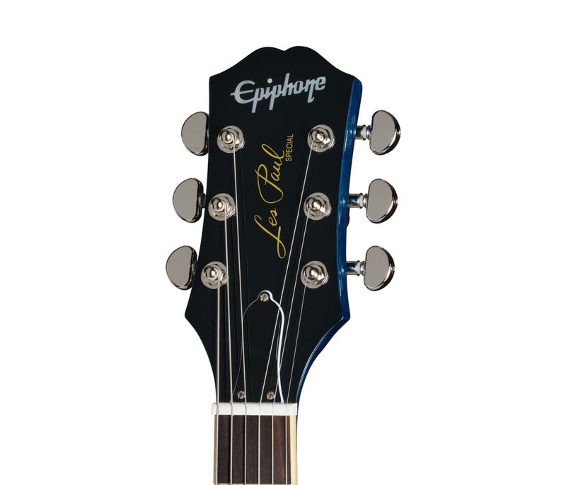 Epiphone Les Paul Double Cut Figured Electric Guitar - Ocean Water - Image 4