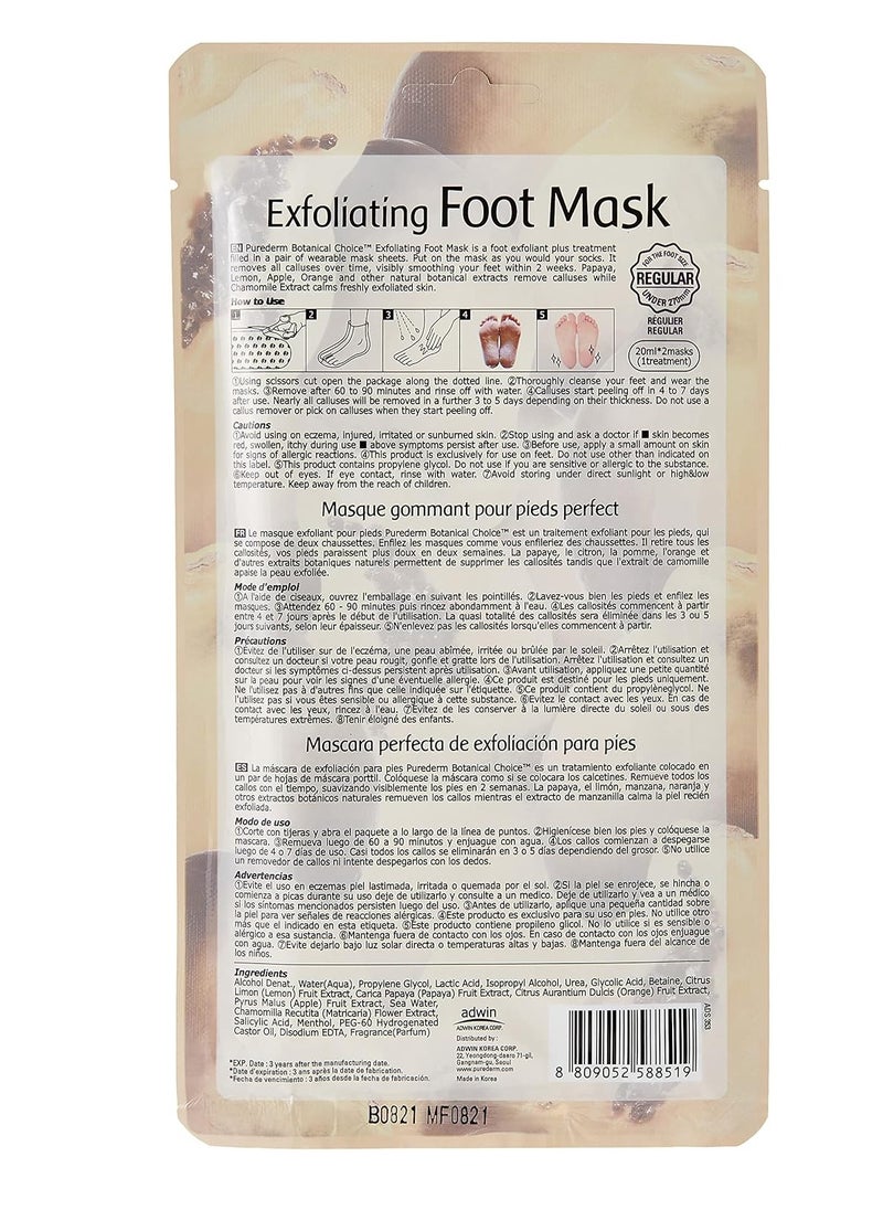 Purederm Exfoliating Foot Mask – Smooth & Refreshed Feet​  - Image 4