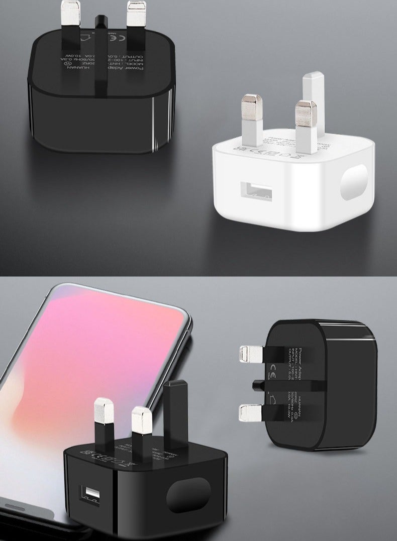 2PCS Smartphone USB Charging Head: CE Certified 5V2A Adapter Charger - Image 3