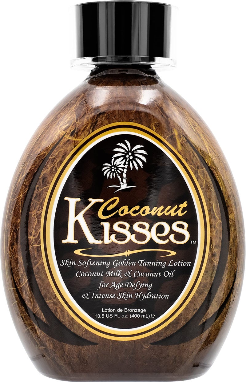 Ed Hardy Coconut Kisses Golden Tanning Lotion Cruelty Free, Gluten Free, Mineral Oil Free, DHA Free for All skin type, 13.5oz