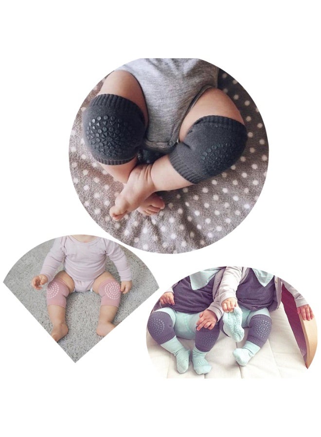 Baby Crawling Anti Slip Knee Pads,Baby Knee Protectors Toddlers Leg Warmers - Image 4
