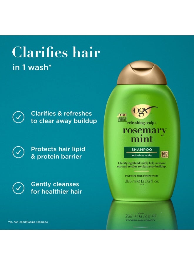 Ogx Rosemary Mint Clarifying Shampoo 385ml - Image 3