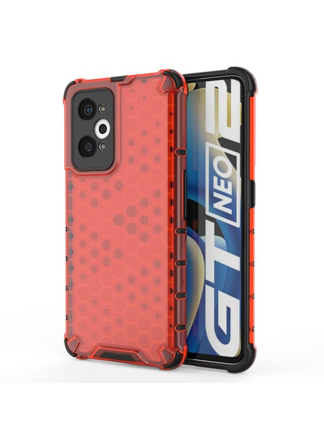 erorex Case For OPPO Realme GT Neo2 5G Shockproof Honeycomb PC + TPU Phone Case - Image 1