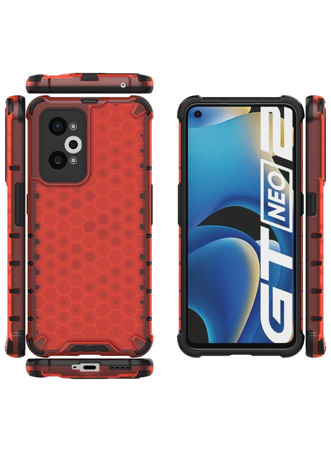 erorex Case For OPPO Realme GT Neo2 5G Shockproof Honeycomb PC + TPU Phone Case - Image 2