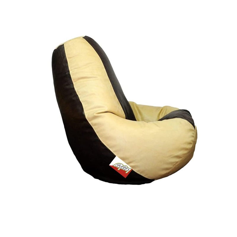 LAZYBAG Bean Bag Chair Furniture for Kids XXXXL Bean Bag Cover Playing Video Games or Relaxing for classrooms daycares Libraries or Work from Home Beige and Brown 4XL Size - Image 4