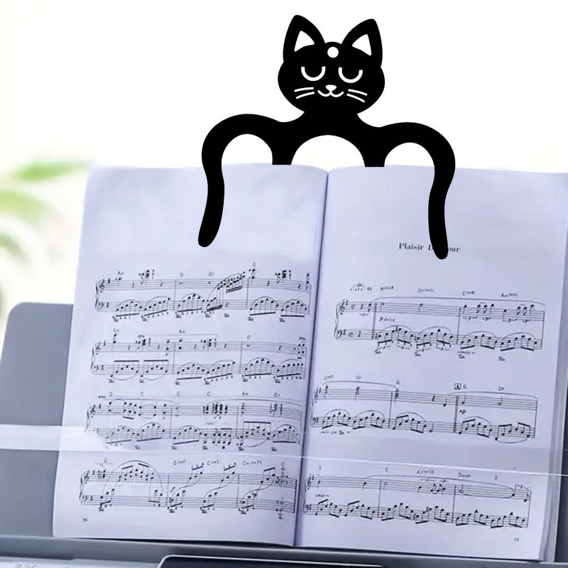 ofeankri 1pc Animal-Style Acrylic Music Sheet Holder for Piano, Guitar, and Violin - Thickened and Extended, Durable, Convenient and Quick, Securely Holds Sheet Music for Easy Reading - Image 1