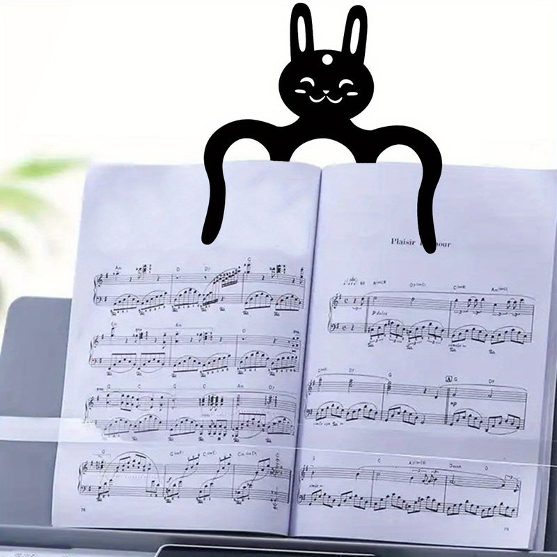 ofeankri 1pc Animal-Style Acrylic Music Sheet Holder for Piano, Guitar, and Violin - Thickened and Extended, Durable, Convenient and Quick, Securely Holds Sheet Music for Easy Reading - Image 4