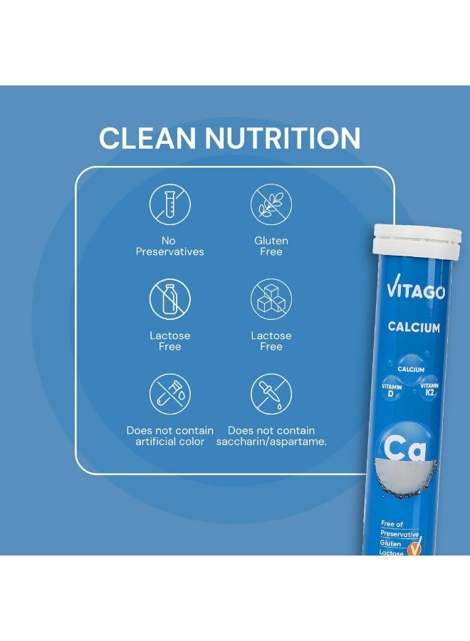 Vitago Calcium Effervescent Tablet 20 Tablets - Image 5