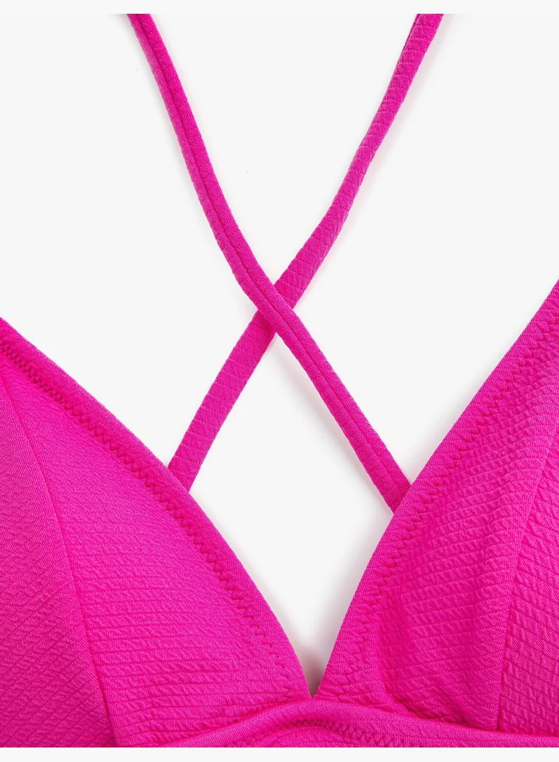 KOTON Spaghetti Strap Bralette Bikini Top