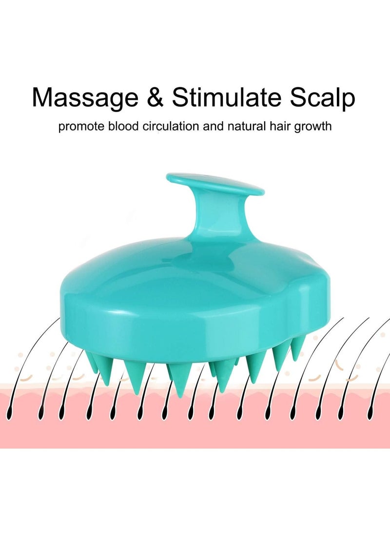 Generic Silicone Scalp Massager Shampoo Brush Set – 3-Pack for Hair Growth, Scalp Care, Deep Cleansing, Ideal for Men, Women, Kids, and Pets, Waterproof Shampoo Brush, Massage Comb, Hair Thickening, Dandruff Treatment, Stress Relief Scalp Scrubber, Gentle Scalp Exfoliation  - Image 4