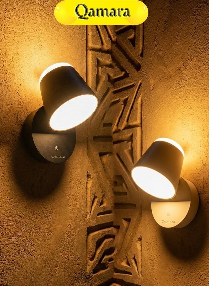 QAMARA 15000mAh Rechargeable LED Wall Light - Smart Motion Sensor Lamp - Wireless Dimmable Spotlight - Image 5