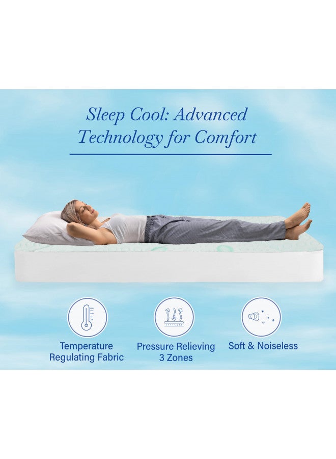 California Design Den California Design Den Mattress Pads Queen Size, 3-Zone Cooling Soft Non-Slip Quilted Mattress Pad Queen Size, Deep Pocket Fits 8-20 Inch Mattress - Image 3