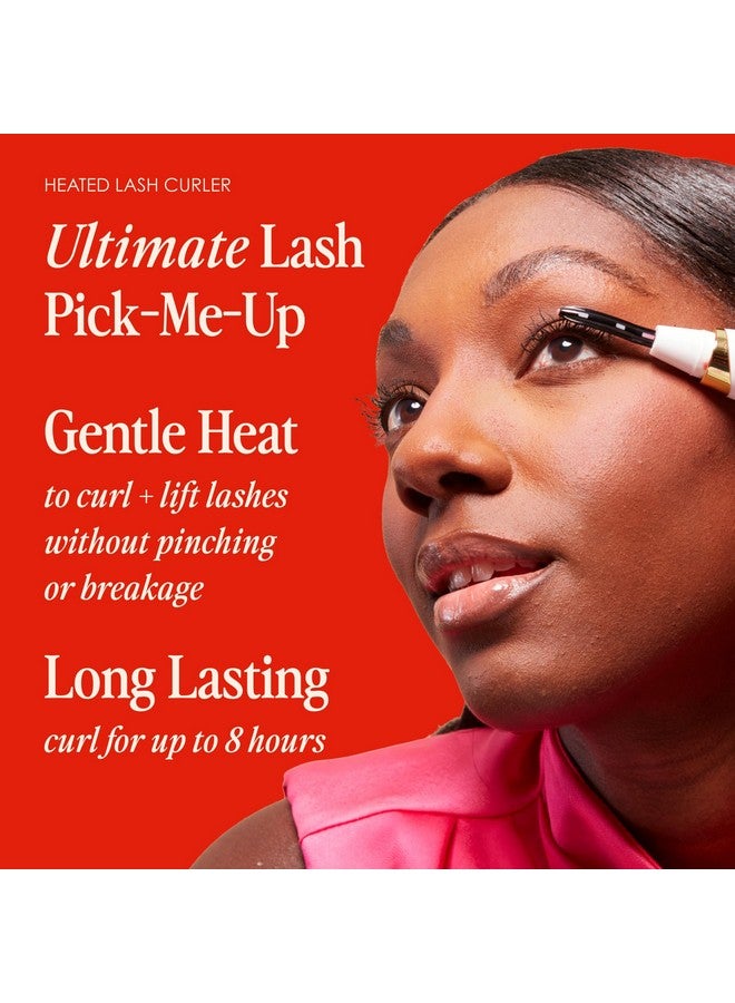Grande Cosmetics LASH-LIFT Heated Lash Curler, Rechargeable and Travel Friendly, 2 Heat Settings, White - Image 3