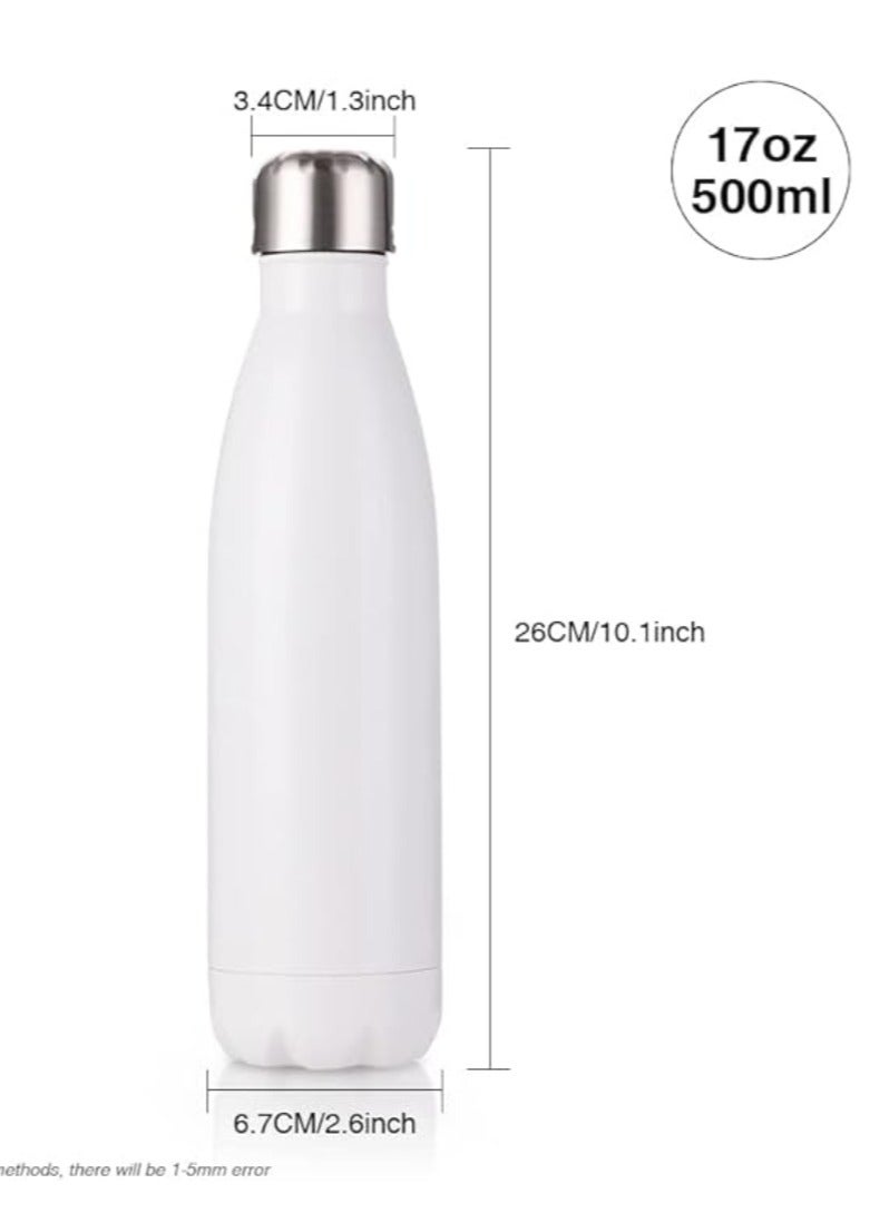 Vitacelli 500ML Stainless Steel Vacuum Insulated Water Bottle Cola Shape Bottle Keep 12 Hours Cold & Hot Reusable Metal Leak-Proof Sports Flask - Image 4